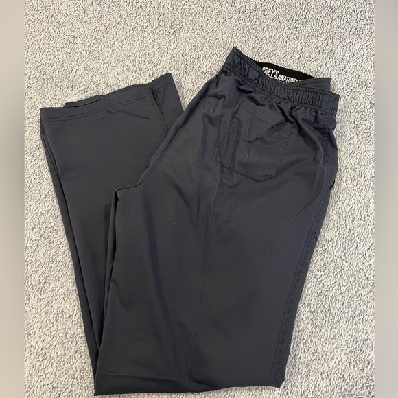 Scrub pants: Grey’s Anatomy Large Gray drawstring - Picture 2 of 3